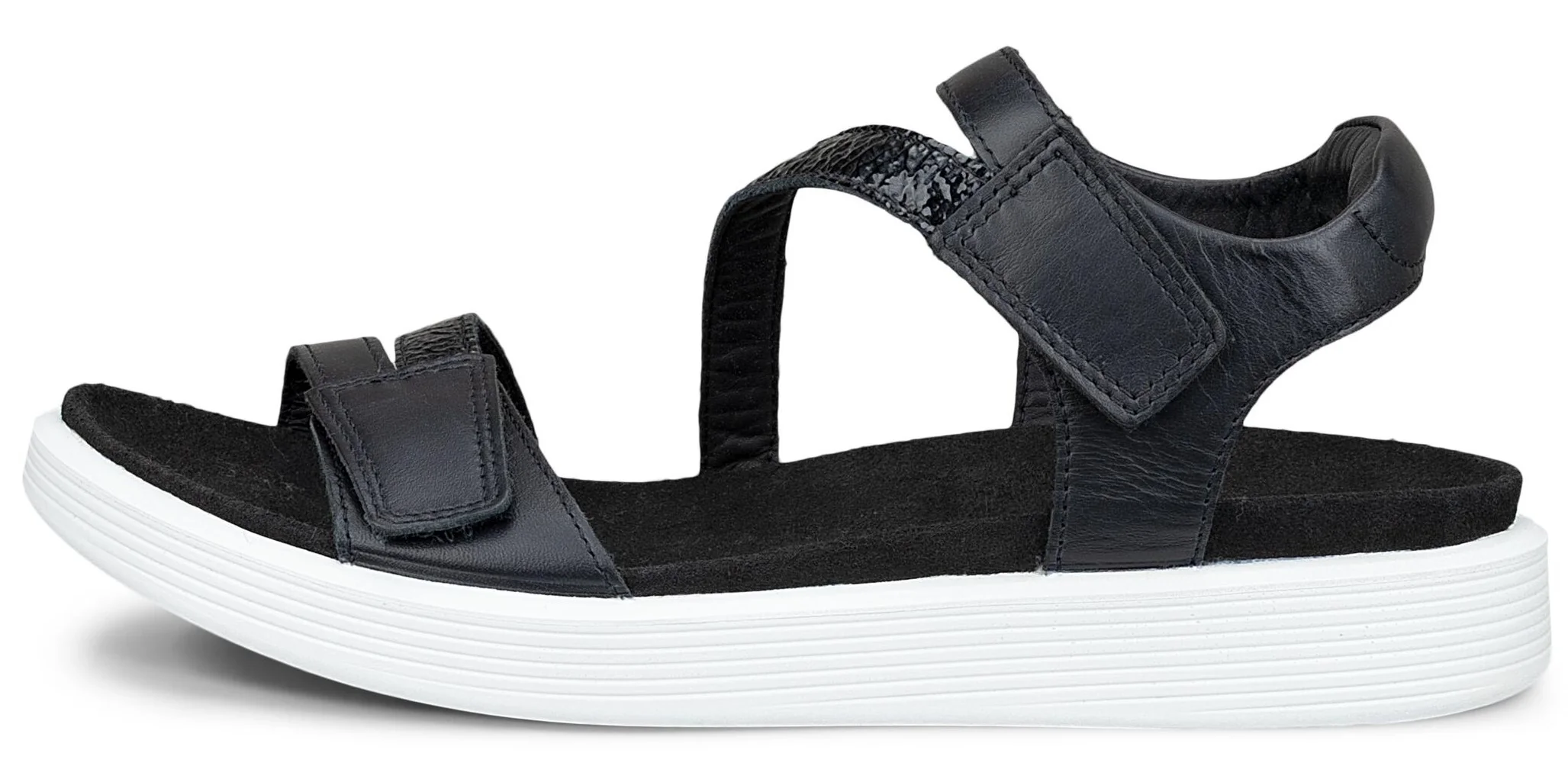 Soft Sandal 3 Strap Black - Image 4