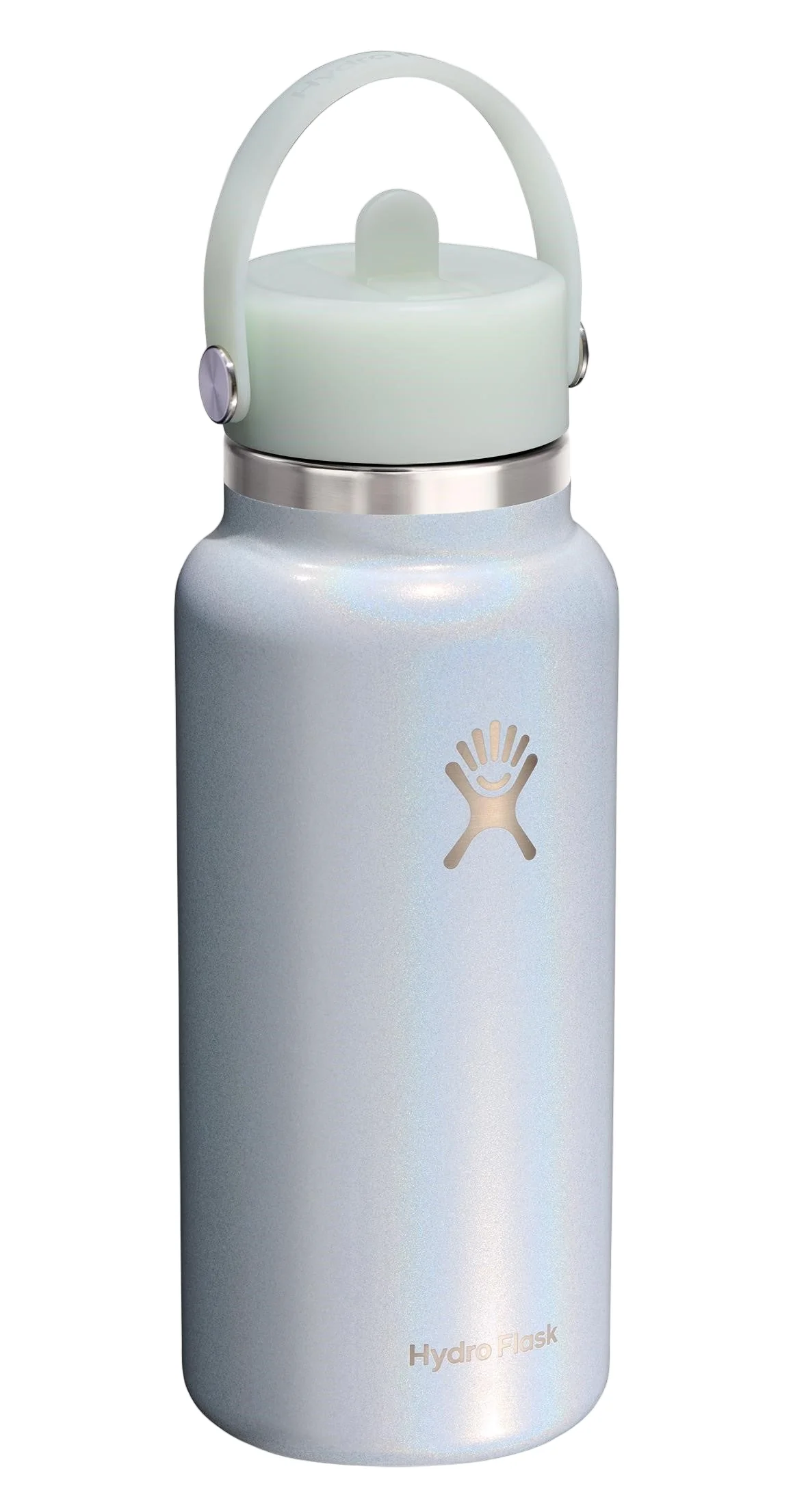 32oz Wide Flex Straw Glimmer Blue - Image 2