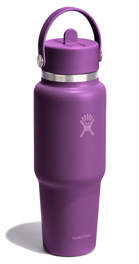 32oz Wide Flex Travel Bottle Beach Plum - Image 2