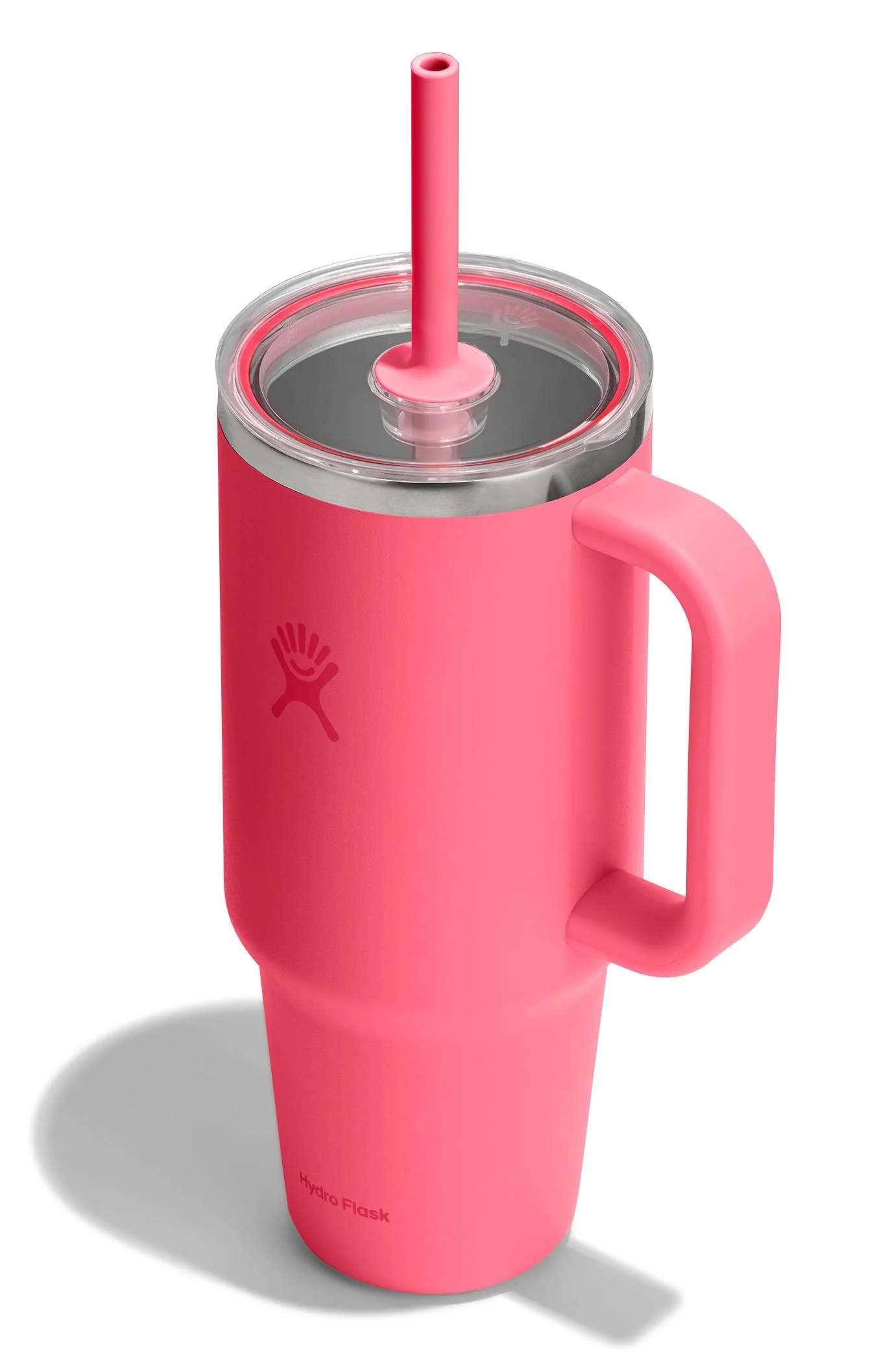 40oz Travel Tumbler Clear Lid Popstar Pink - Image 2