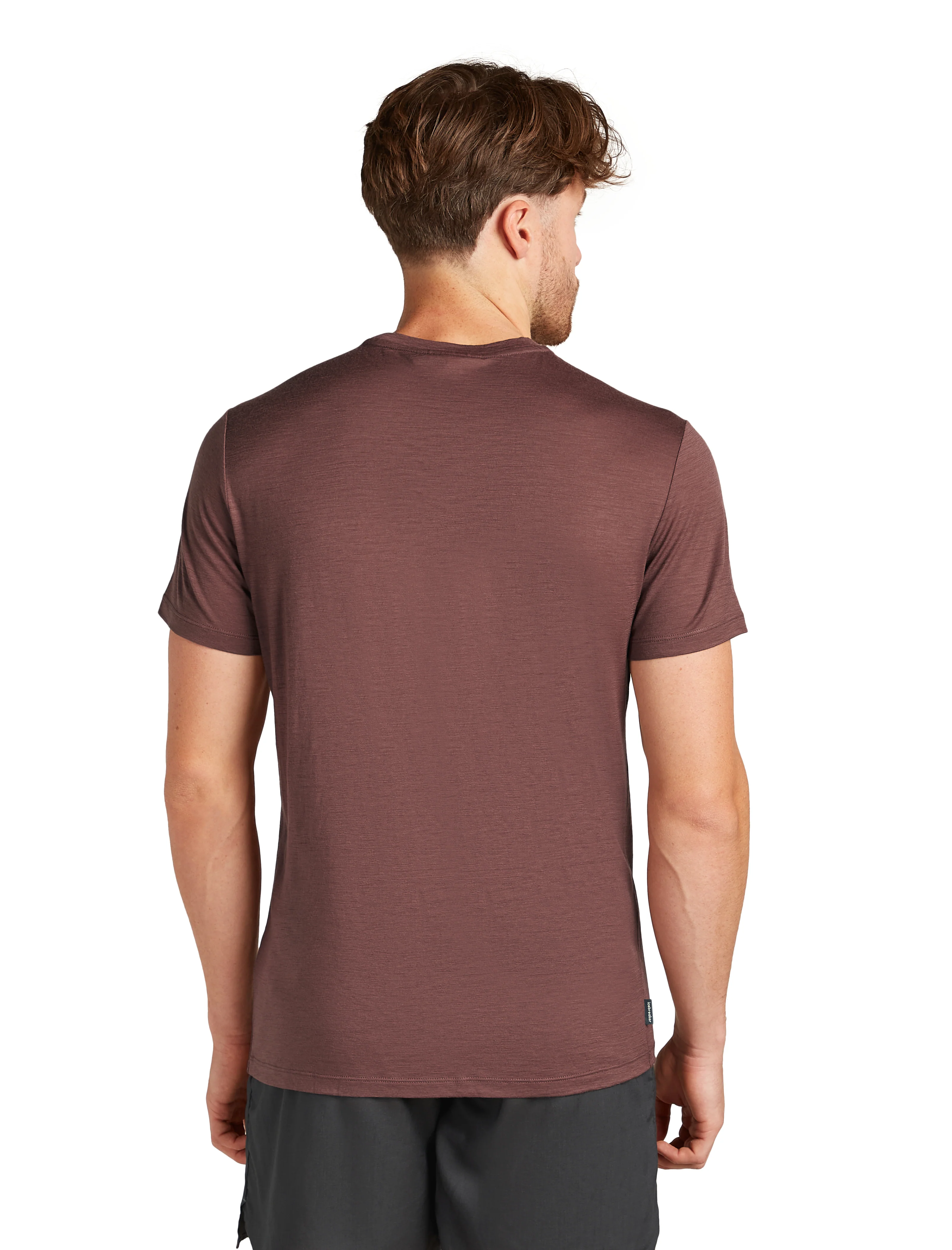 M Merino 150 Tech Lite SS Tee Single Line Camp Carob - Image 3