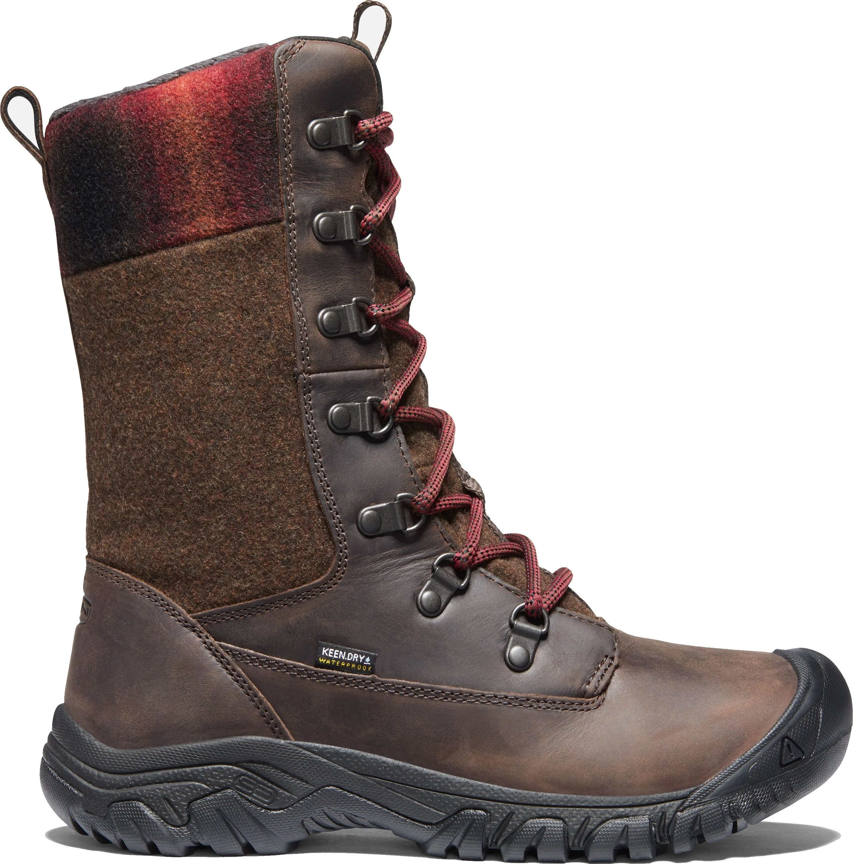 Greta Tall Boot Waterproof Chestnut - Image 3