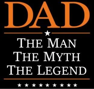 T-shirt Papa - Man/Myth/Legend - Image 2