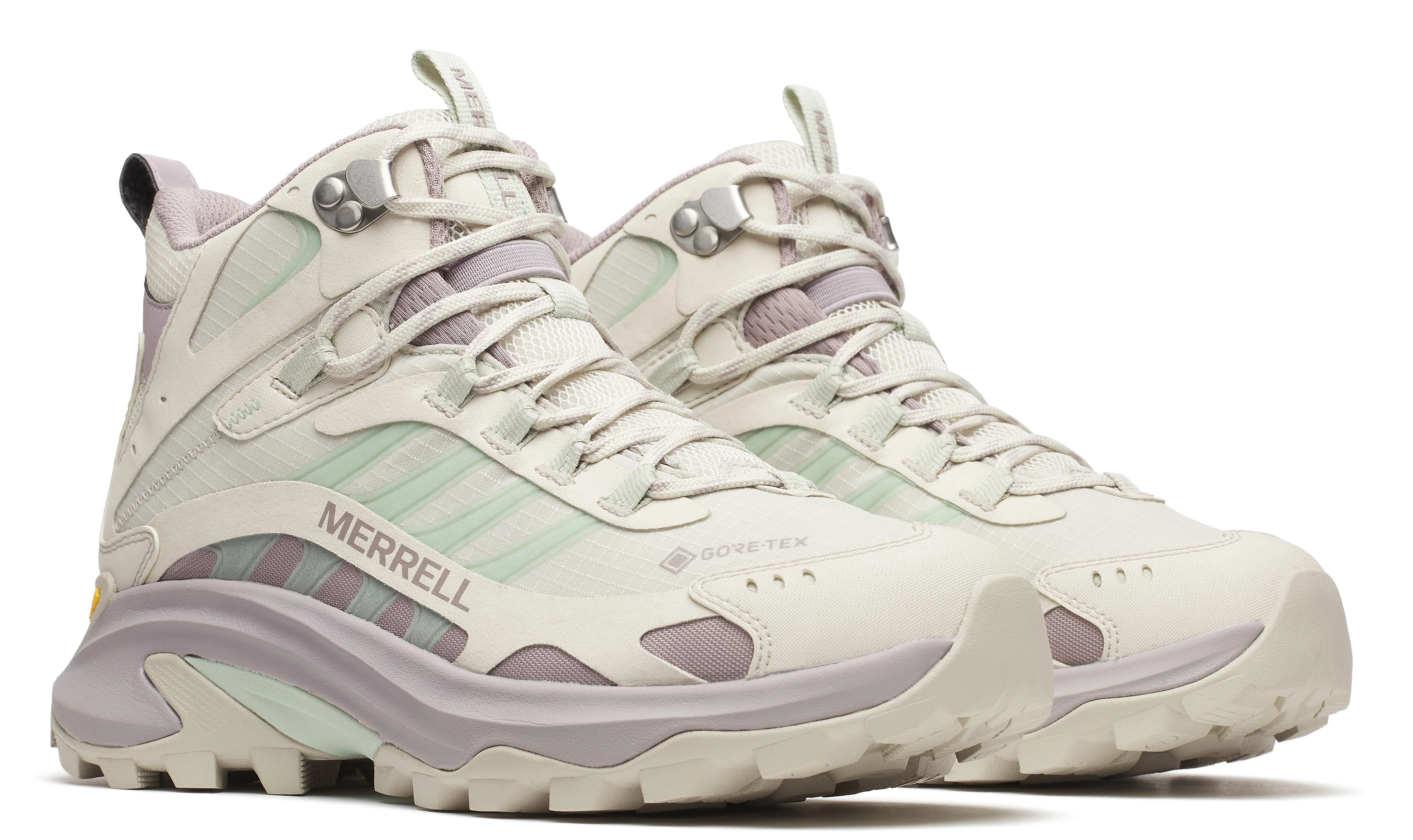 Women's Moab Speed 2 Mid GTX Greige - Image 3