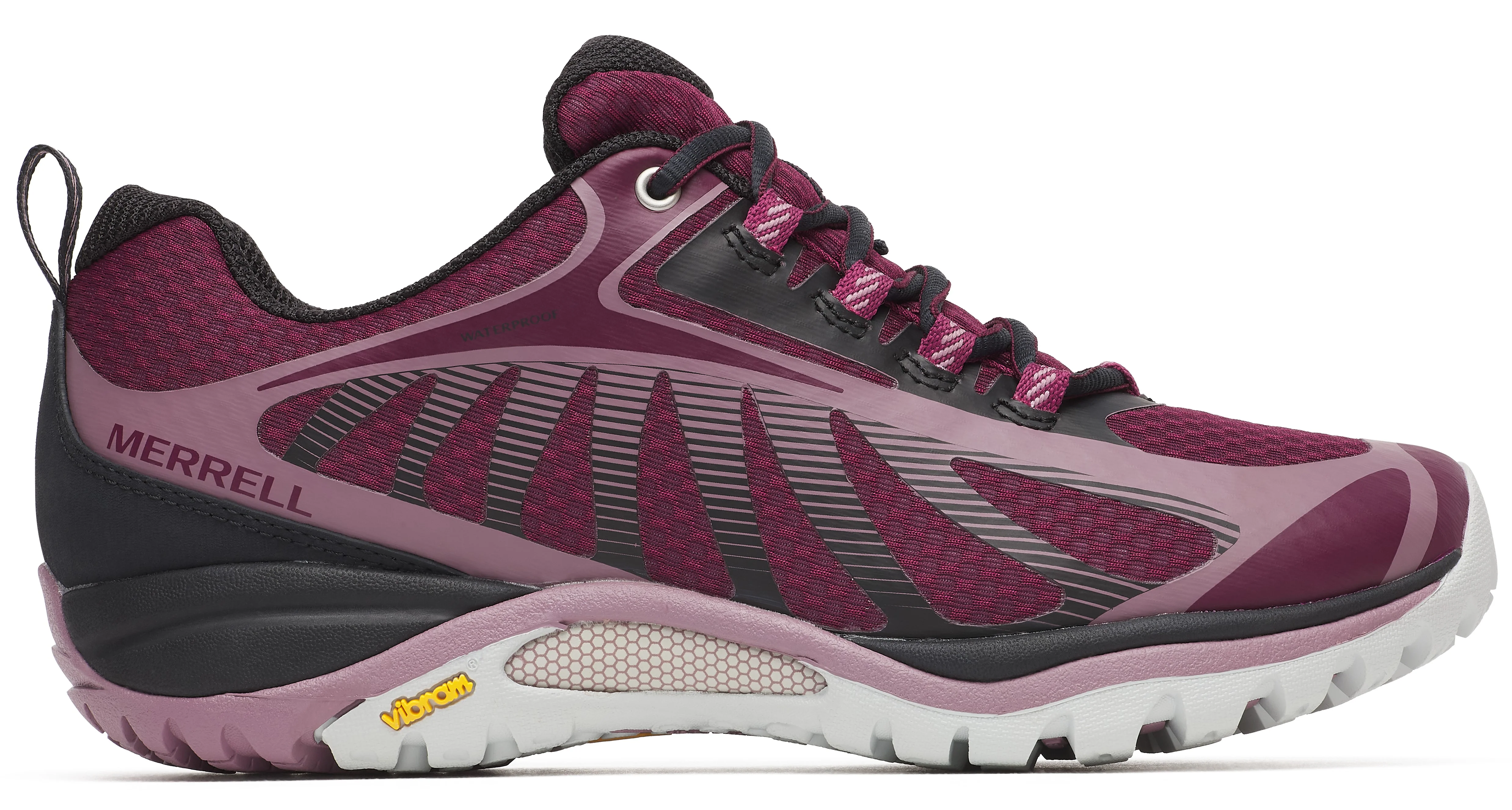 Women's Siren Edge 3 WP - Black - Crimson-wide - Image 2