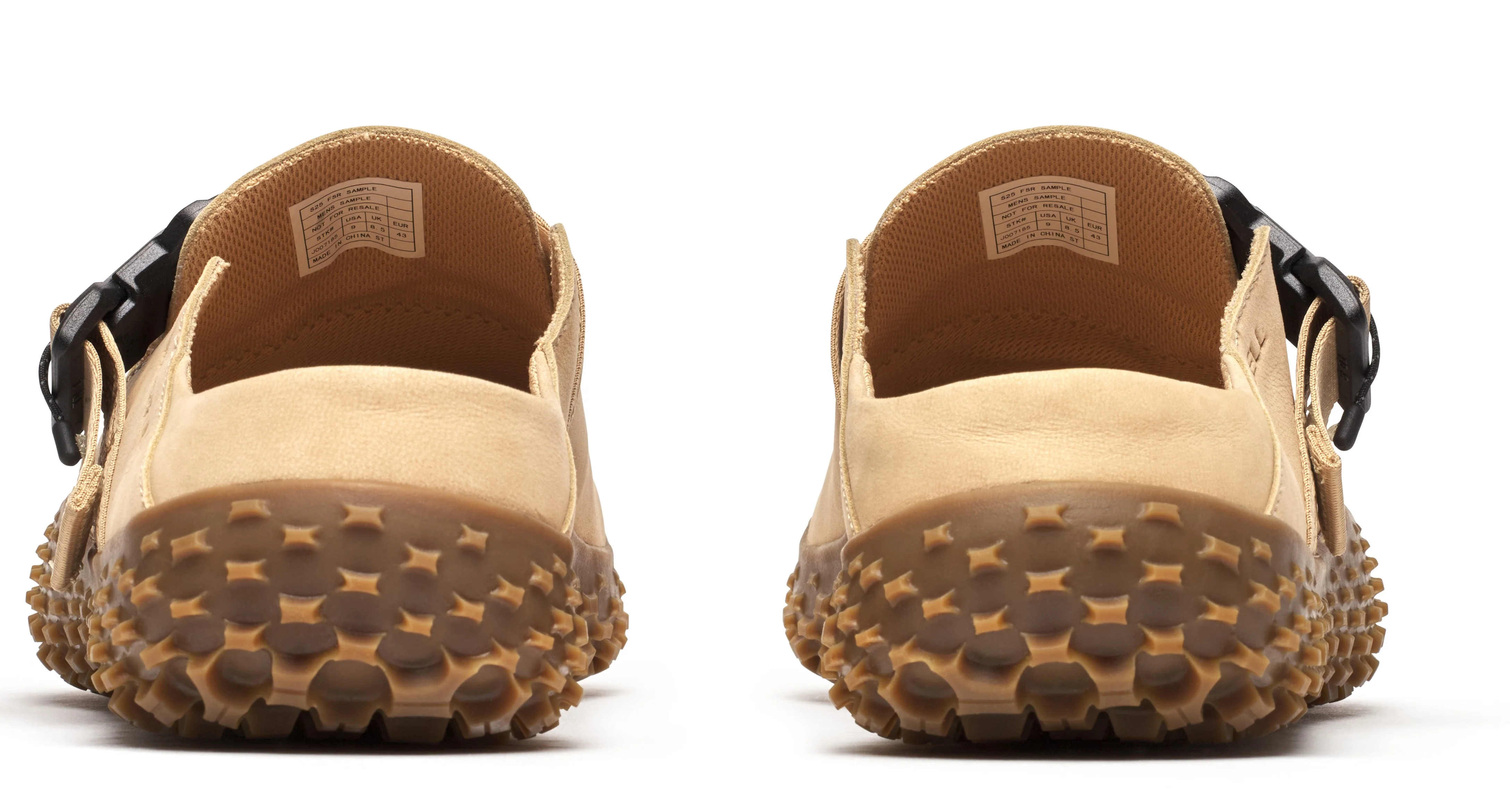 Men's Wrapt Slide Nubuck Latte - Image 4