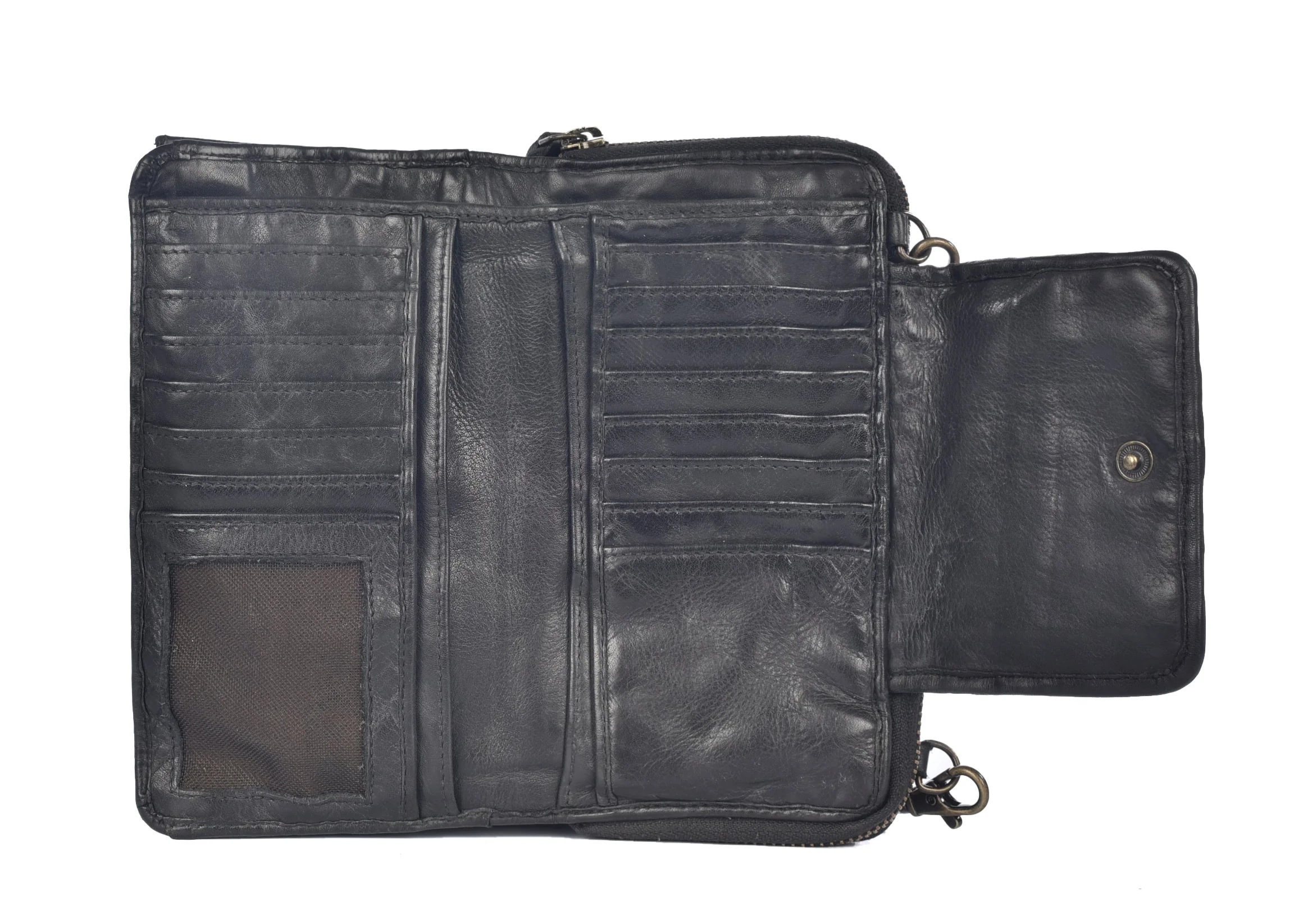 Lusso X-body Wallet Bag Black - Image 2