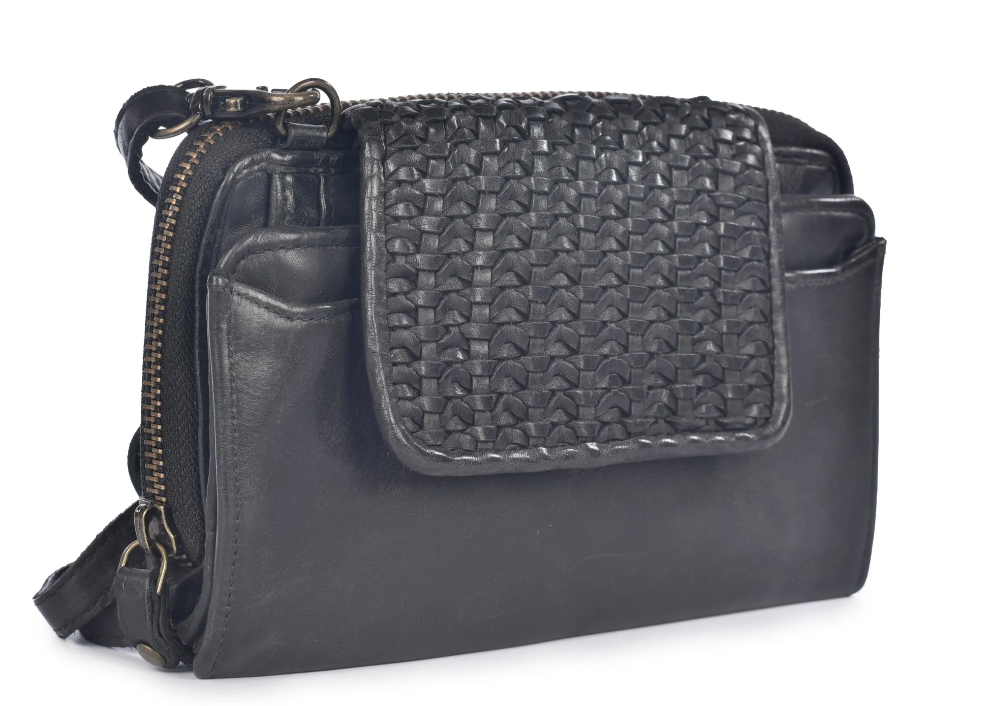Lusso X-body Wallet Bag Black - Image 3