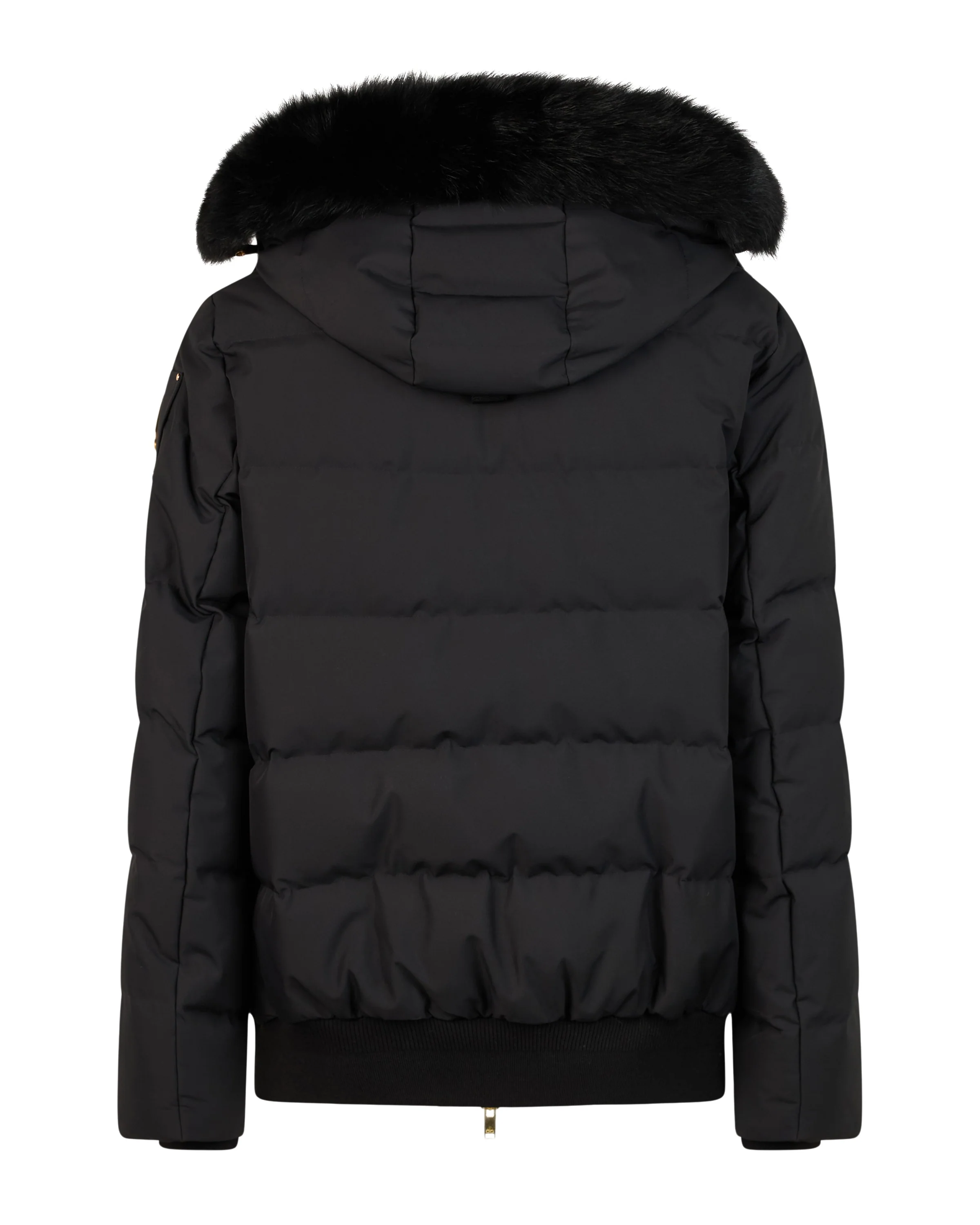 Cloud Bomber Shearling Gold Black With Black Shearling - Image 5