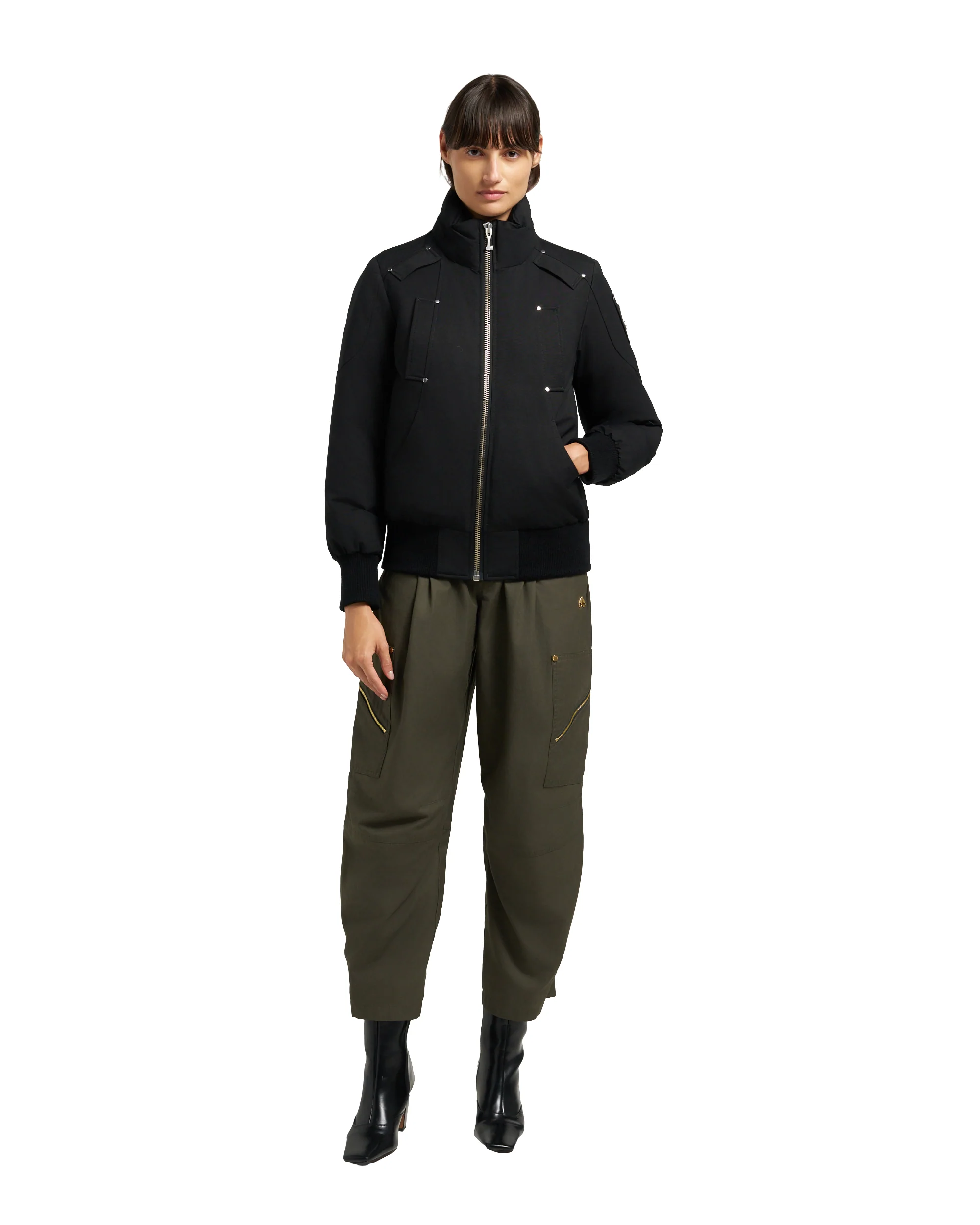 Debbie Bomber Black/Black - Image 4