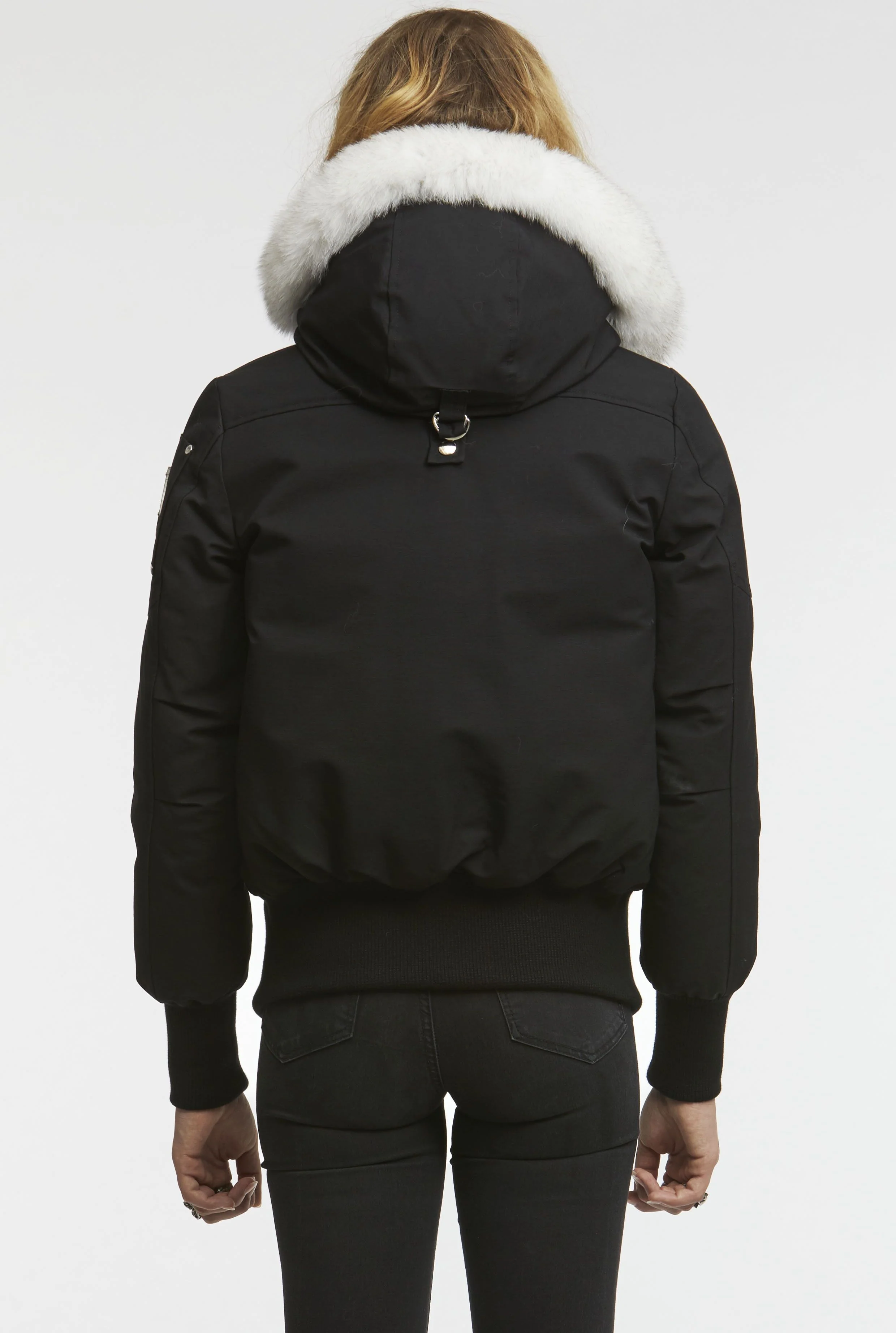 Ladies Debbie Bomber Black-natural - Image 3