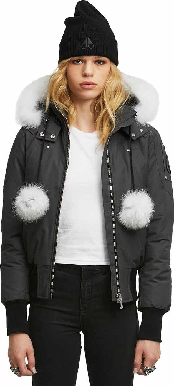 Ladies Debbie Bomber Granite-natural