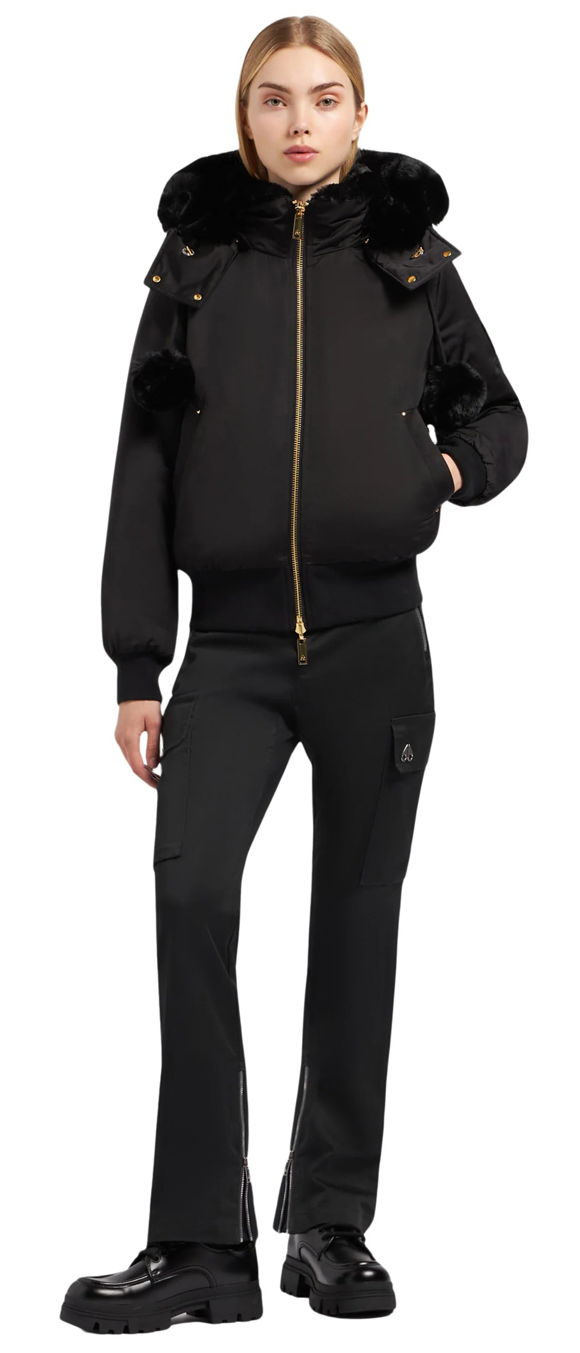 Debbie ST Bomber Gold Black - Image 3