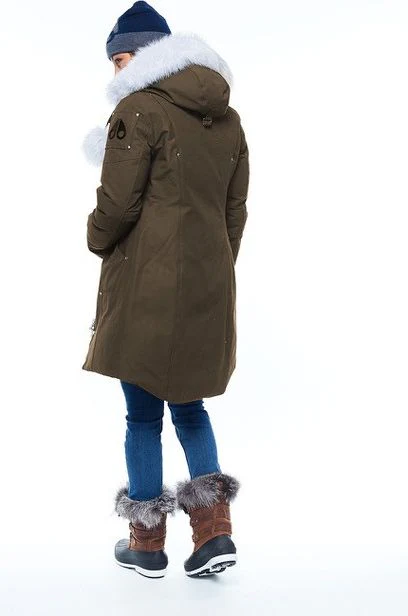 Ladies Stirling Parka Army-natural - Image 3
