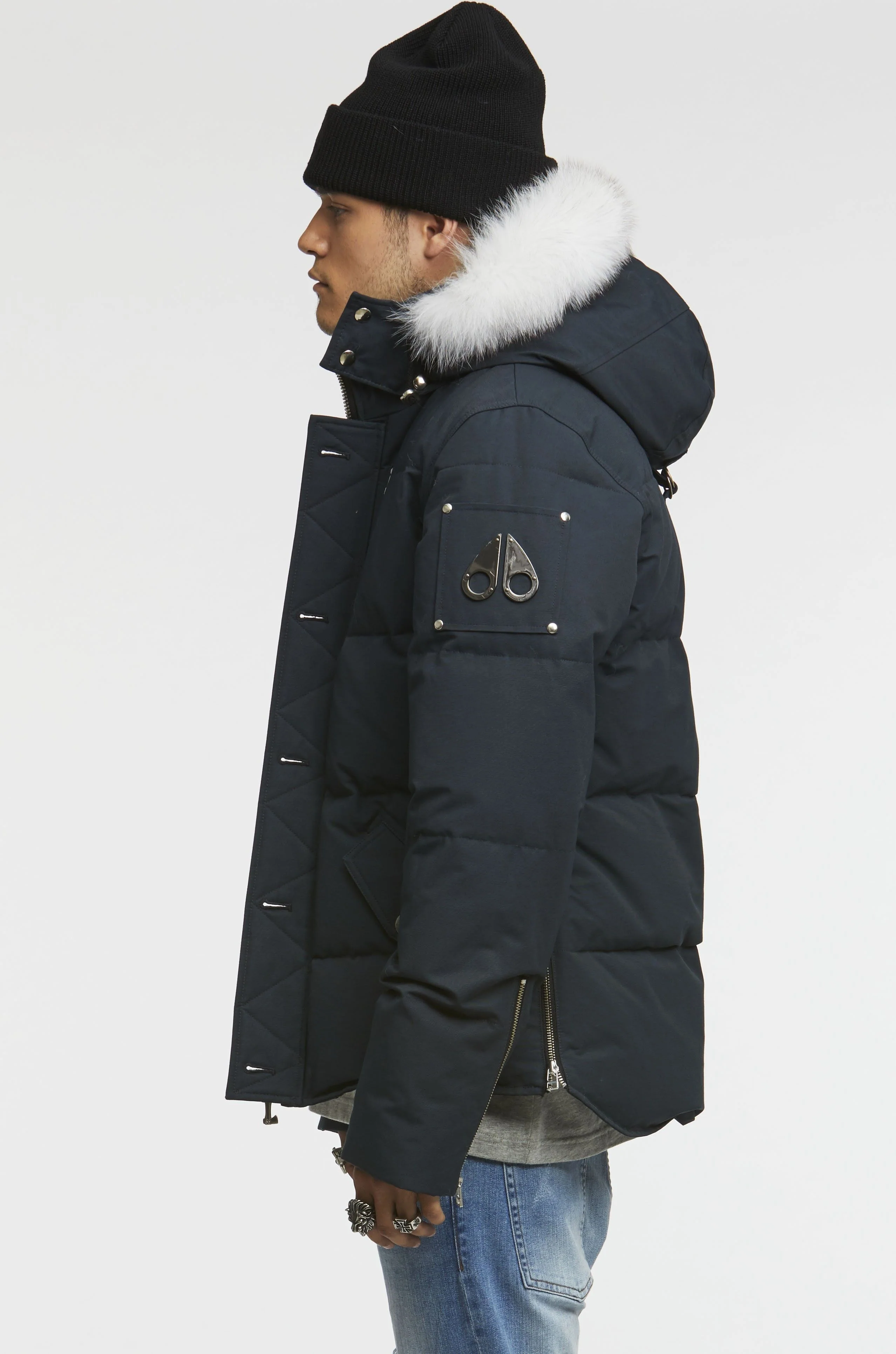 Men's 3Q Jacket Navy-natural - Image 2