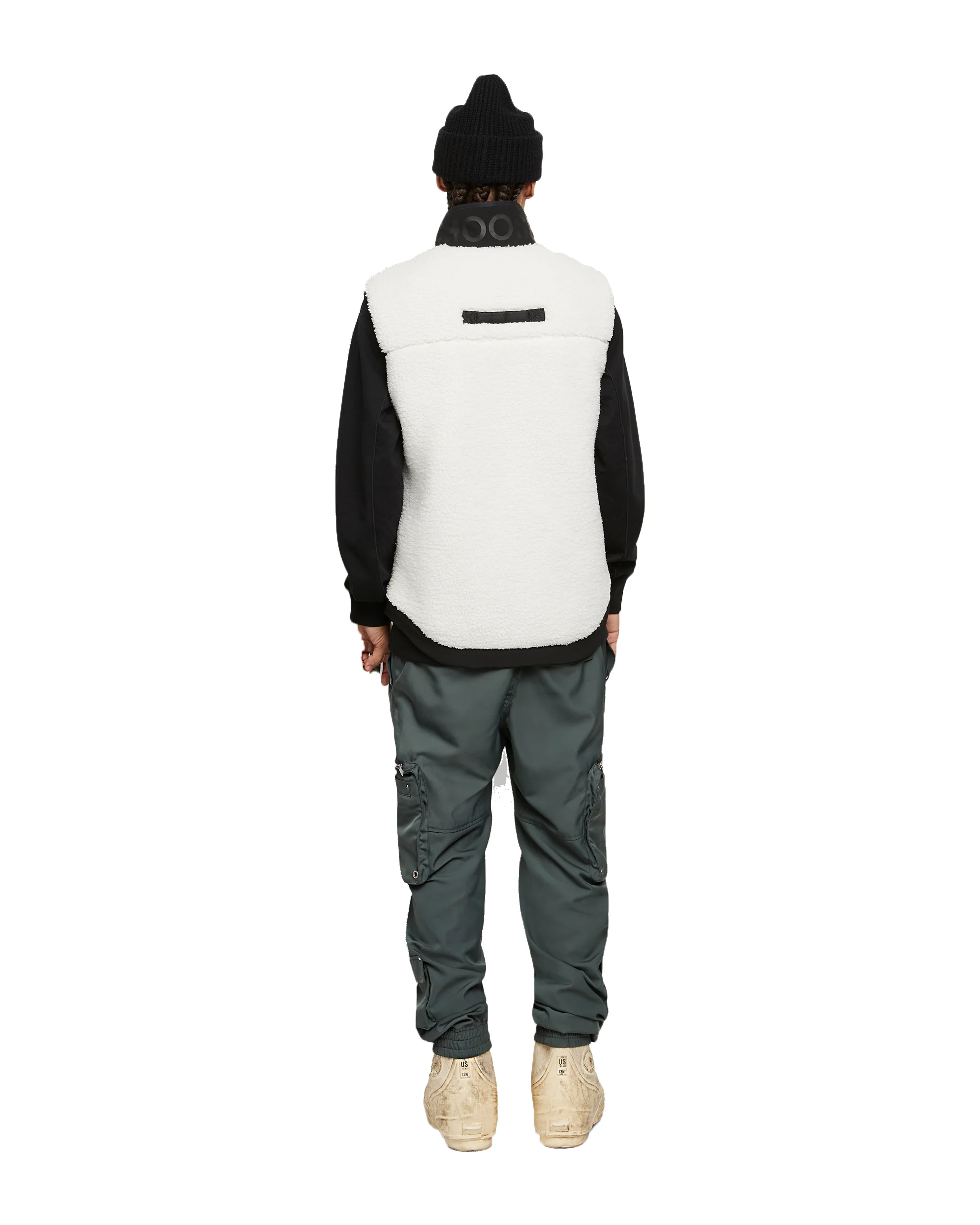 Saglek Vest Ivory Black - Image 3