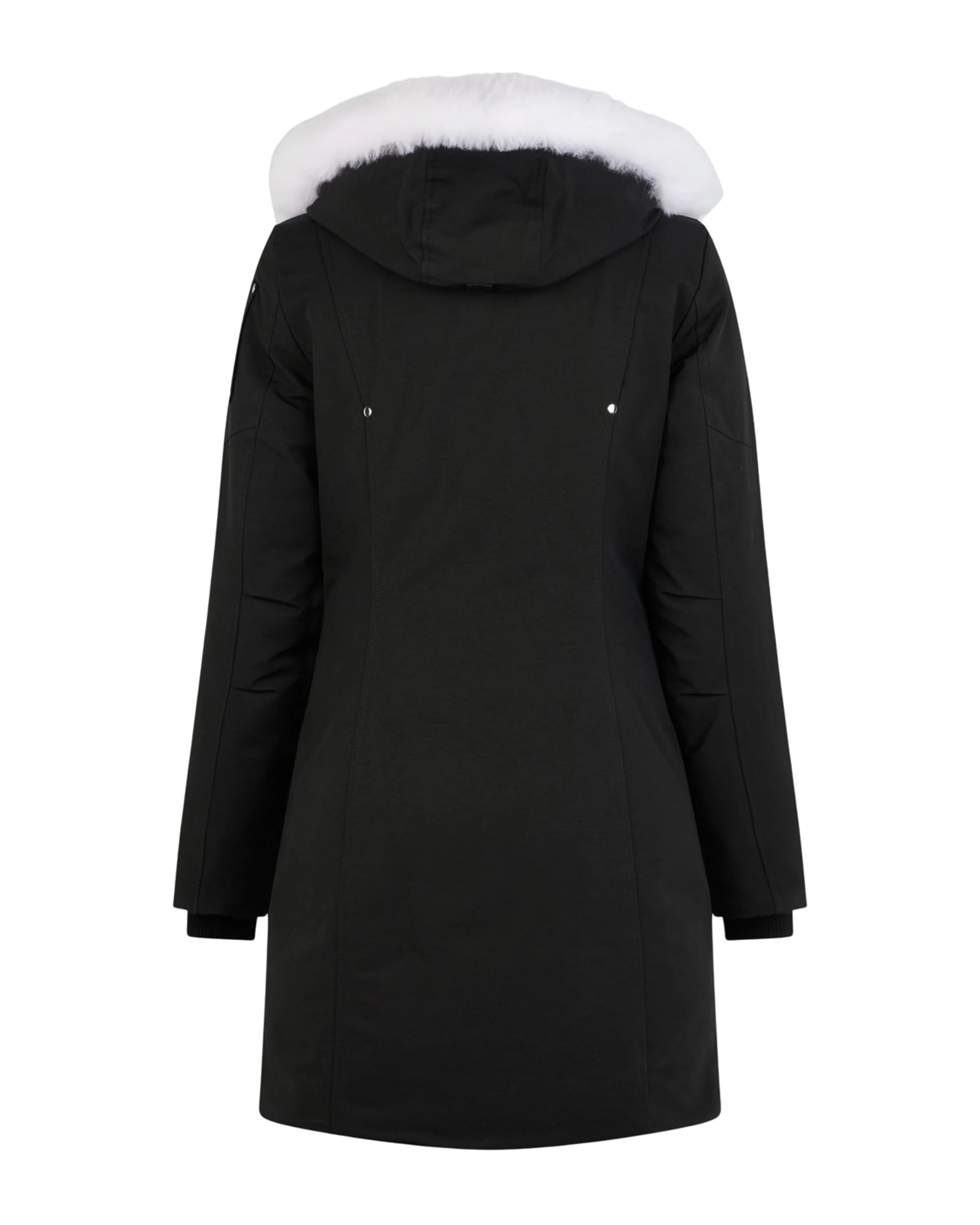 Stirling Parka LDS Black W/Natural Shearling - Image 4