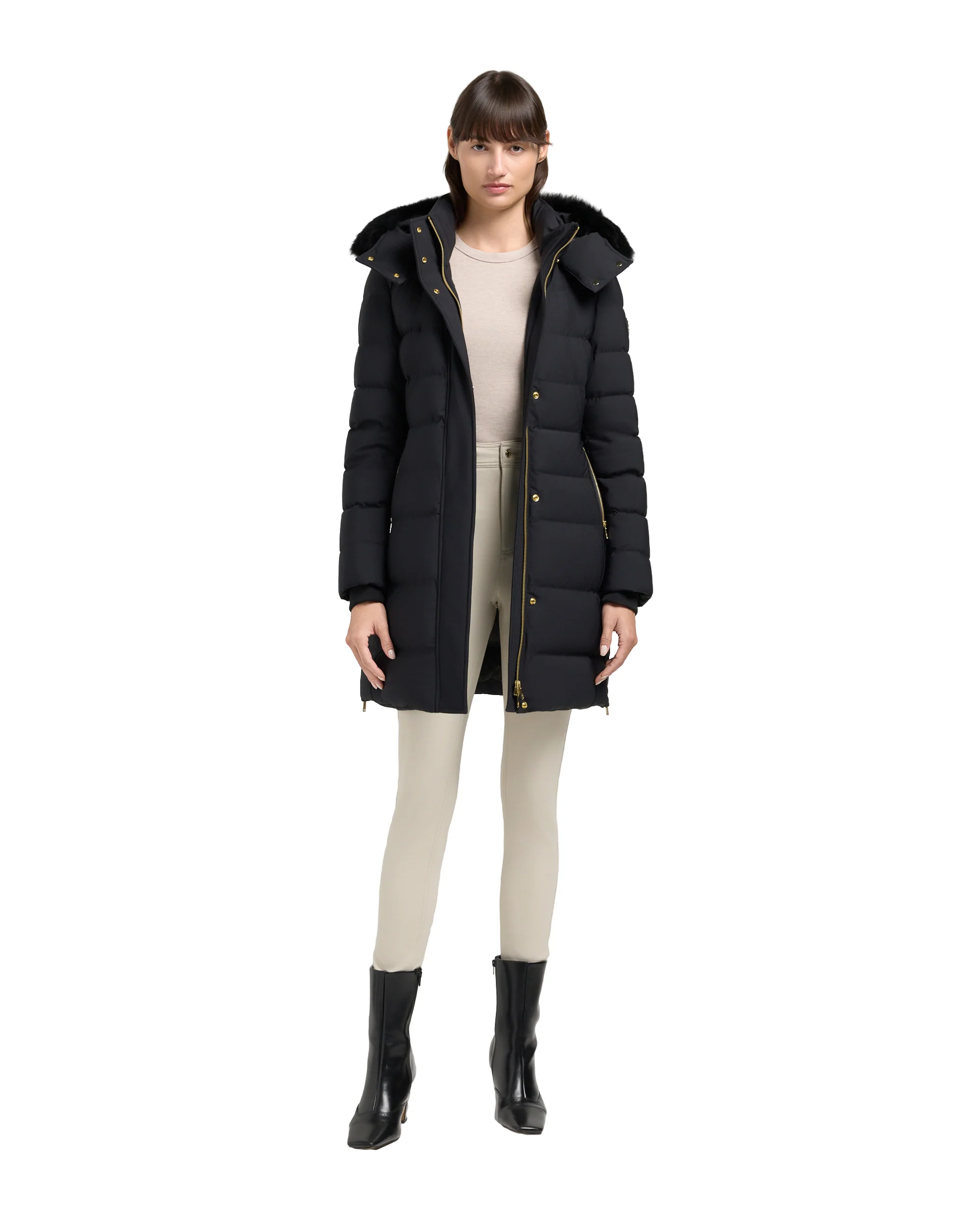 Watershed 3 Gold Parka Black/Black - Image 6