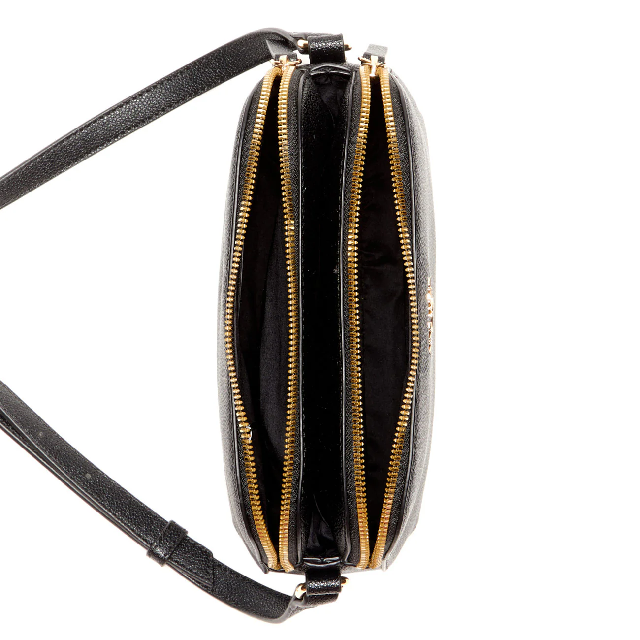 Eliena Mini DBL Zip Crossbody Black - Image 4