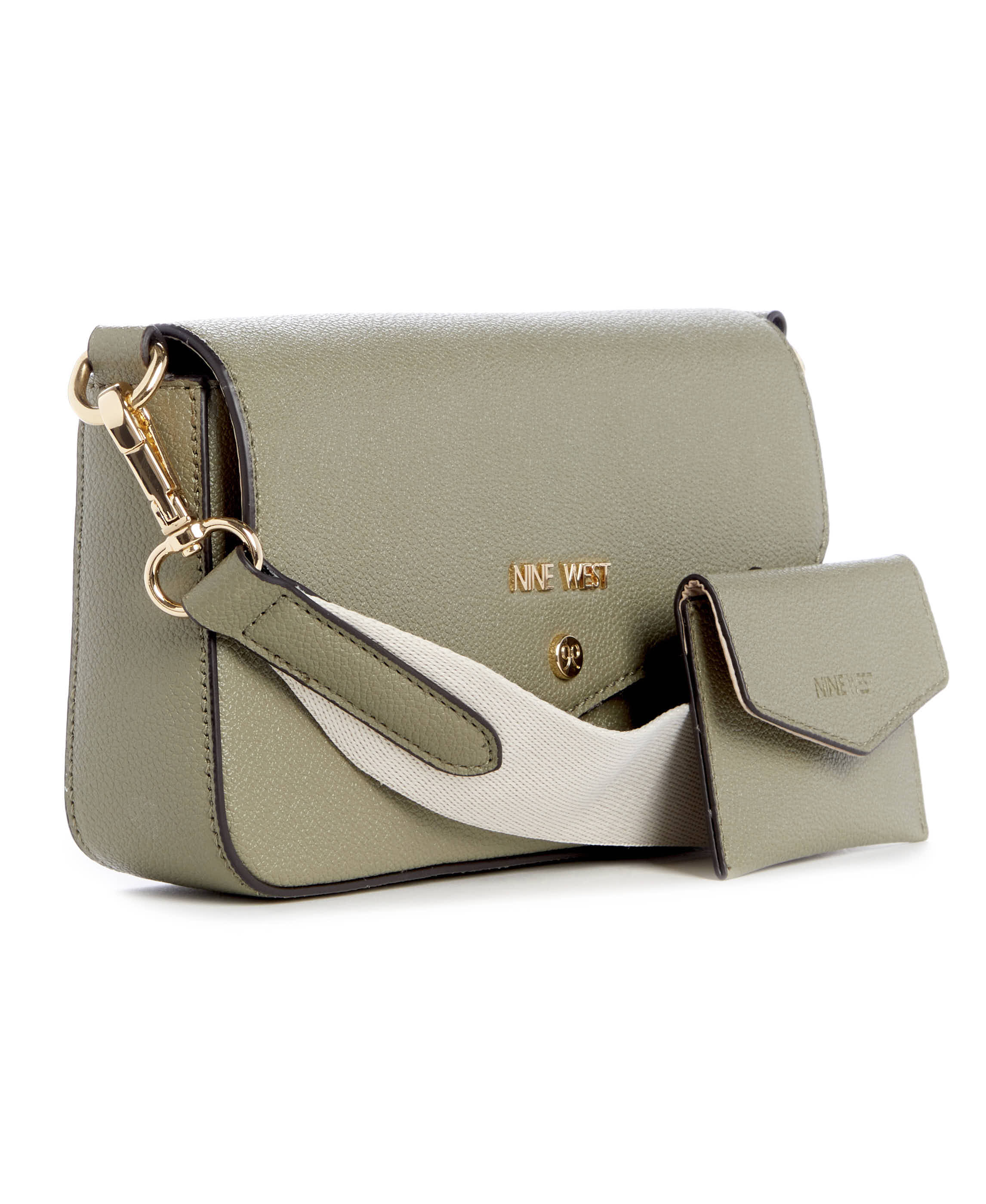 Peaches Mini Crossbody Flap Faded Army - Image 4