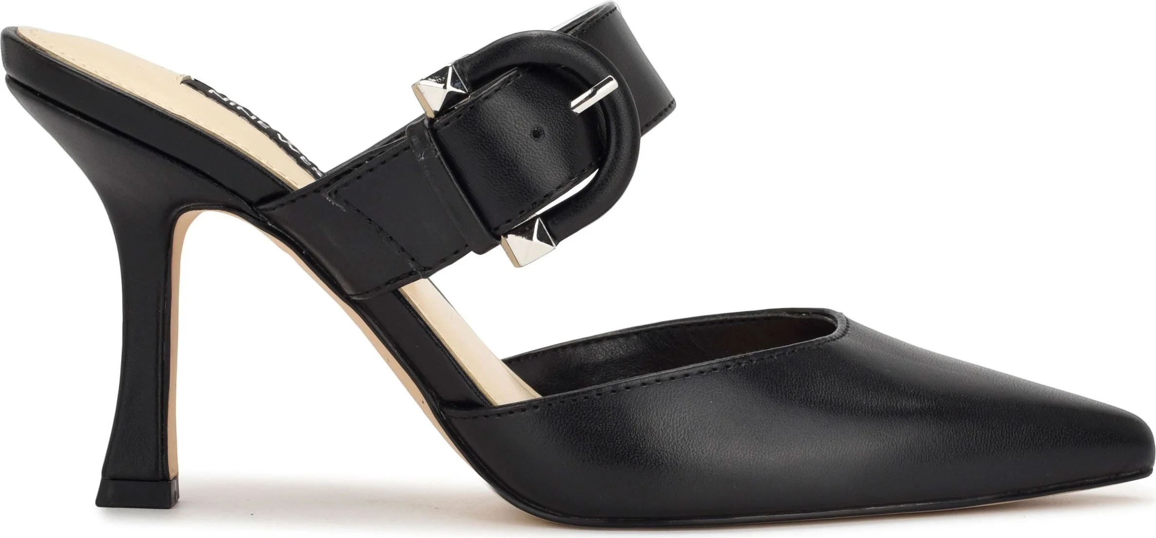 Sanra 3 Black Open Back Pump - Image 2