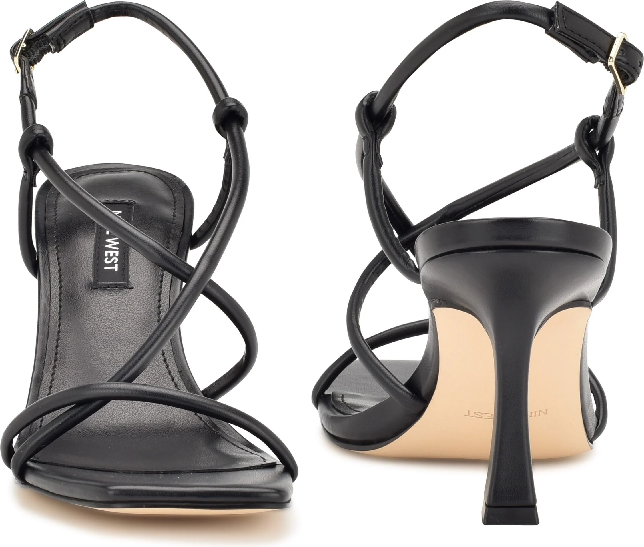 Yuki 3 Black Strappy Sandal - Image 5