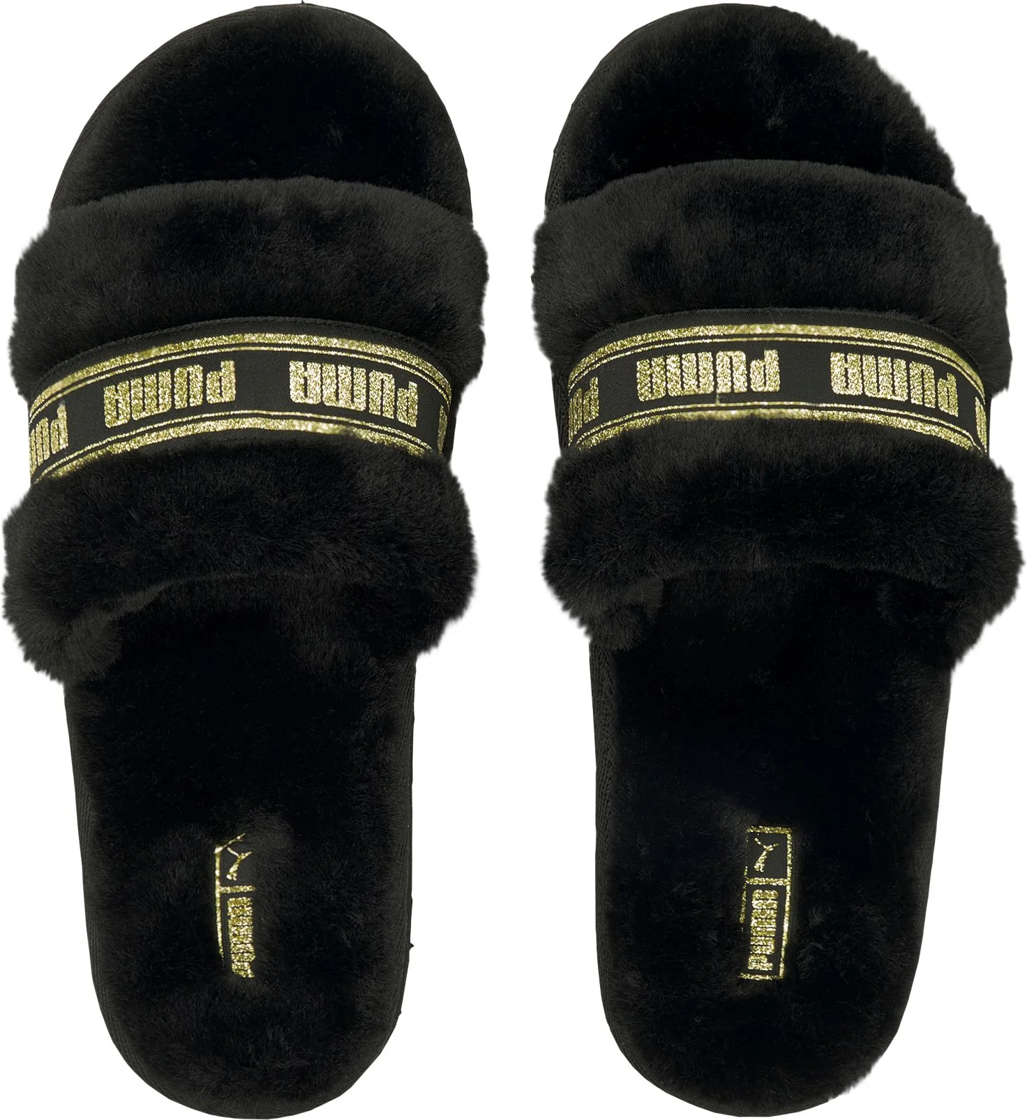 Puma Fluff Black/Gold - Image 6