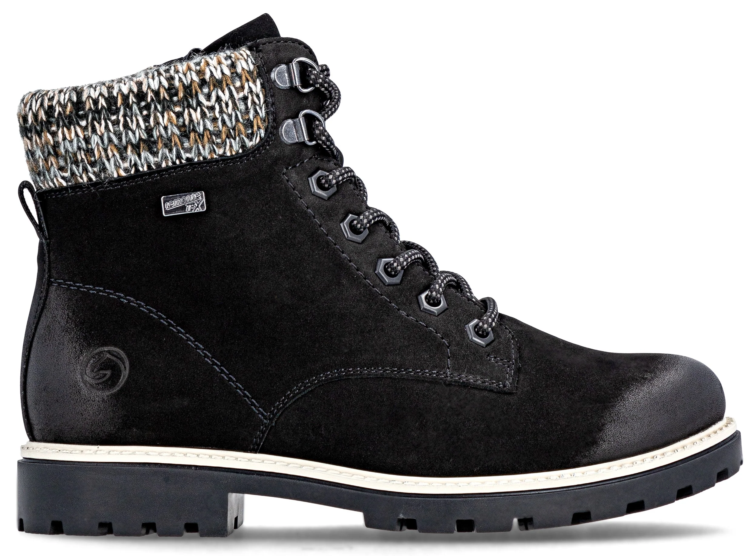 Black Lace Up Boot