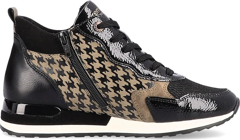 Black Lace Up Fur Lined - Image 2