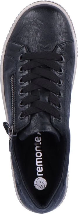 Black Lace Up W Side Zip - Image 6
