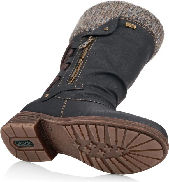 Black Side Zip Boot - Image 3