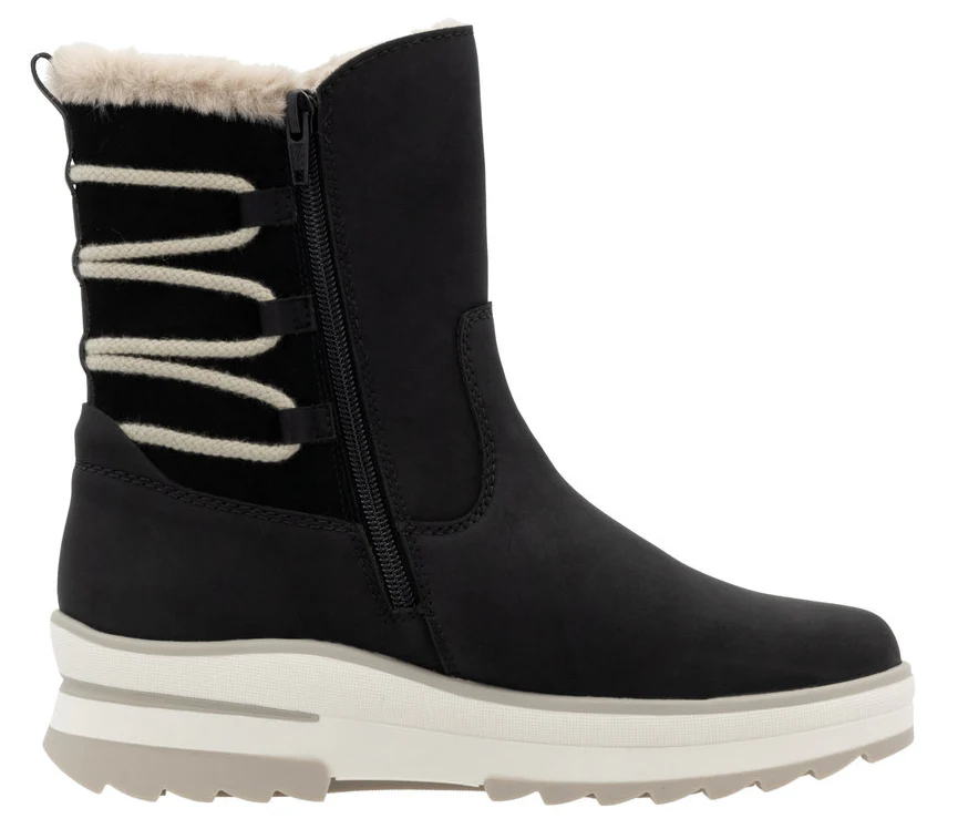 Black Warmlined Side Zip Boot - Image 2