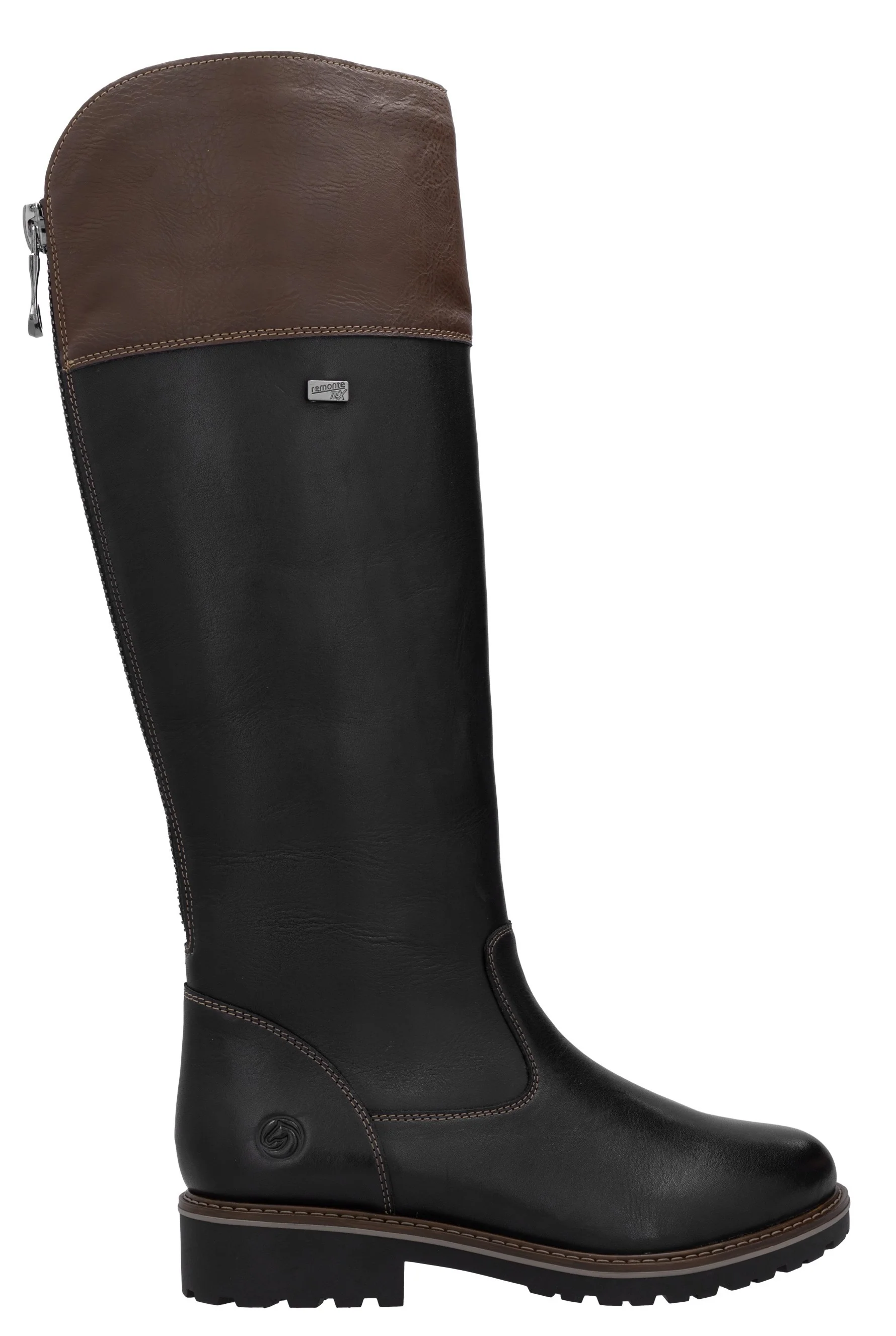Blk/Brn Tall Boot