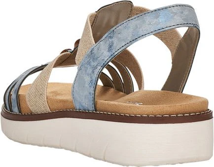 Blue/Grey Elastic Sandal - Image 5