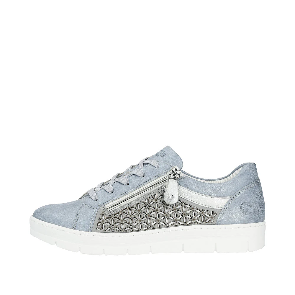 Blue Silver Lace Up - Image 3