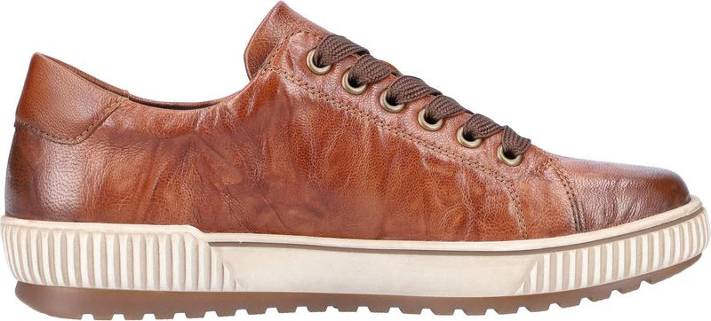 Brown Lace Up With Side Zip - Image 2