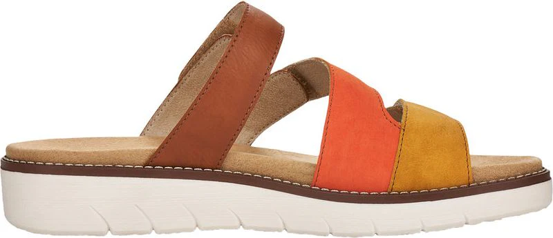 Brown/Orange/Yellow Slide Sandal - Image 2