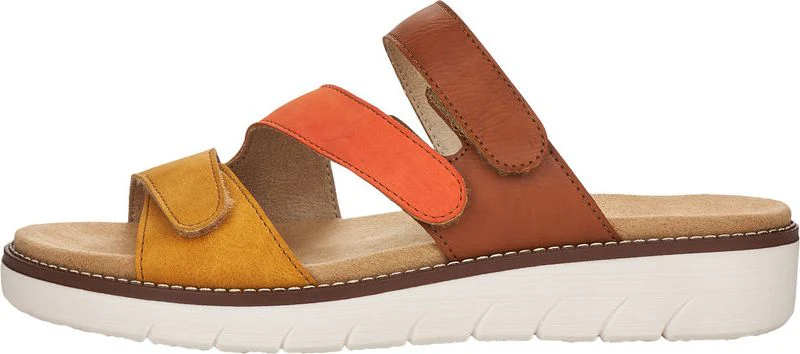 Brown/Orange/Yellow Slide Sandal - Image 3