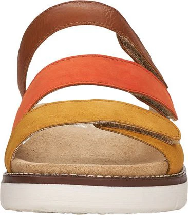 Brown/Orange/Yellow Slide Sandal - Image 4