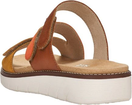 Brown/Orange/Yellow Slide Sandal - Image 5