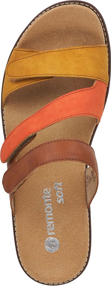Brown/Orange/Yellow Slide Sandal - Image 6
