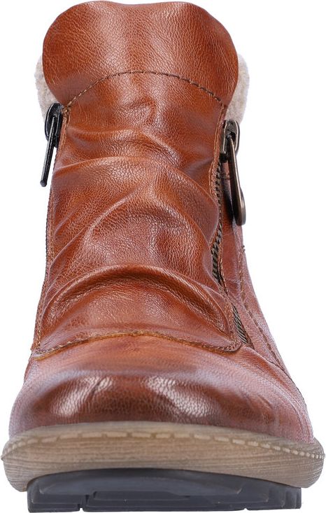 Brown Ruched Side Zip - Image 4