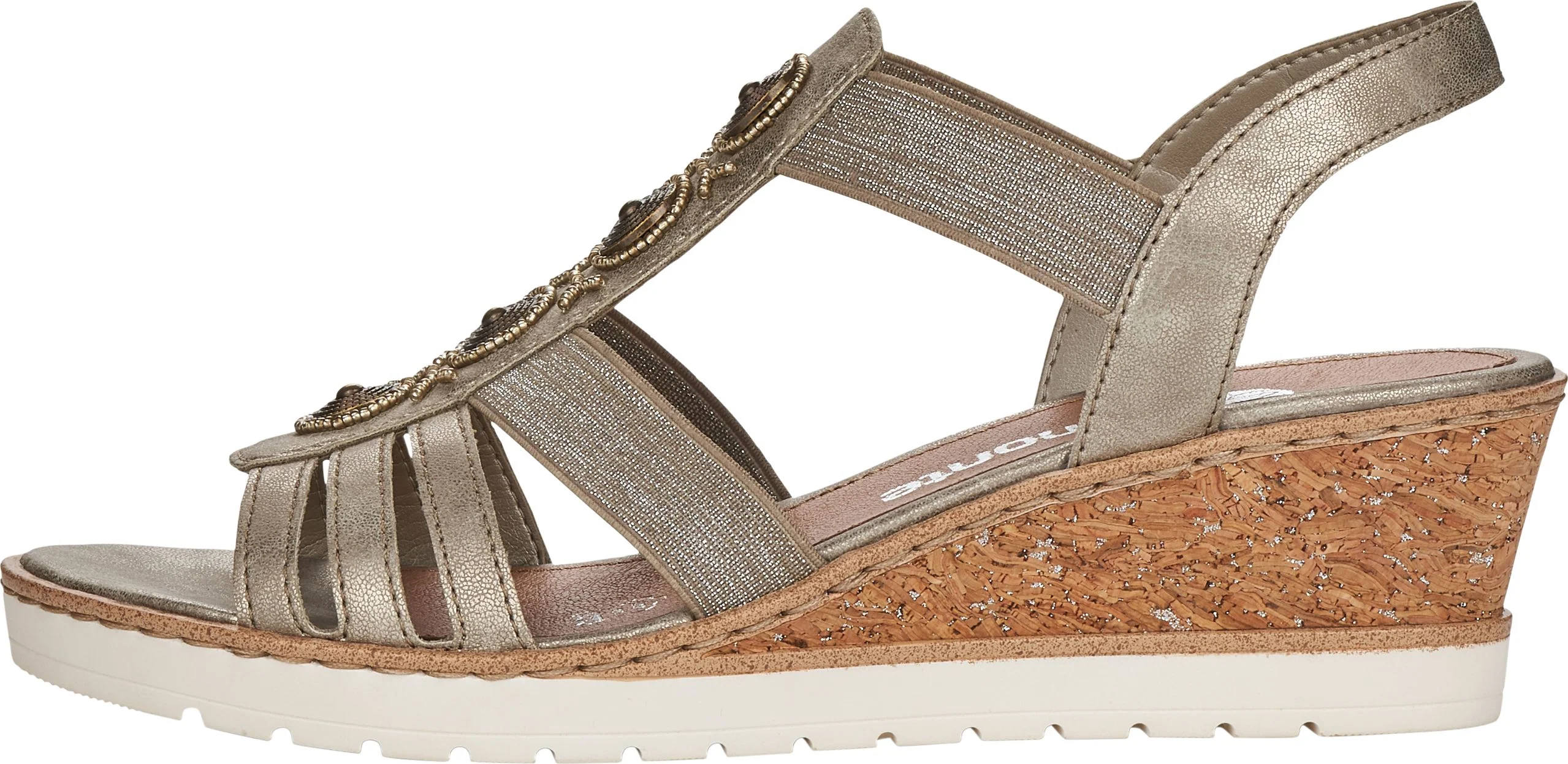 Grey Wedge Sandal - Image 2
