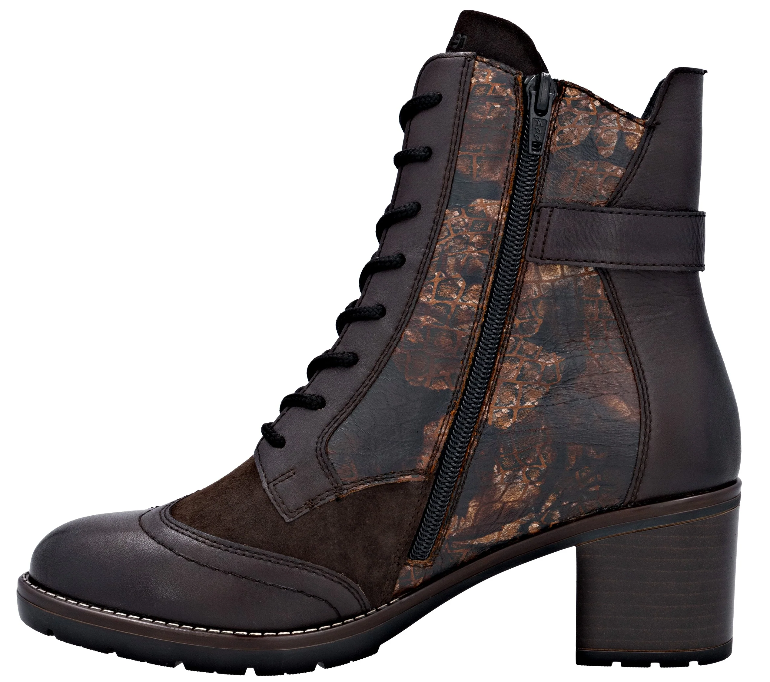 Havanna Heeled Lace Up Boot - Image 2