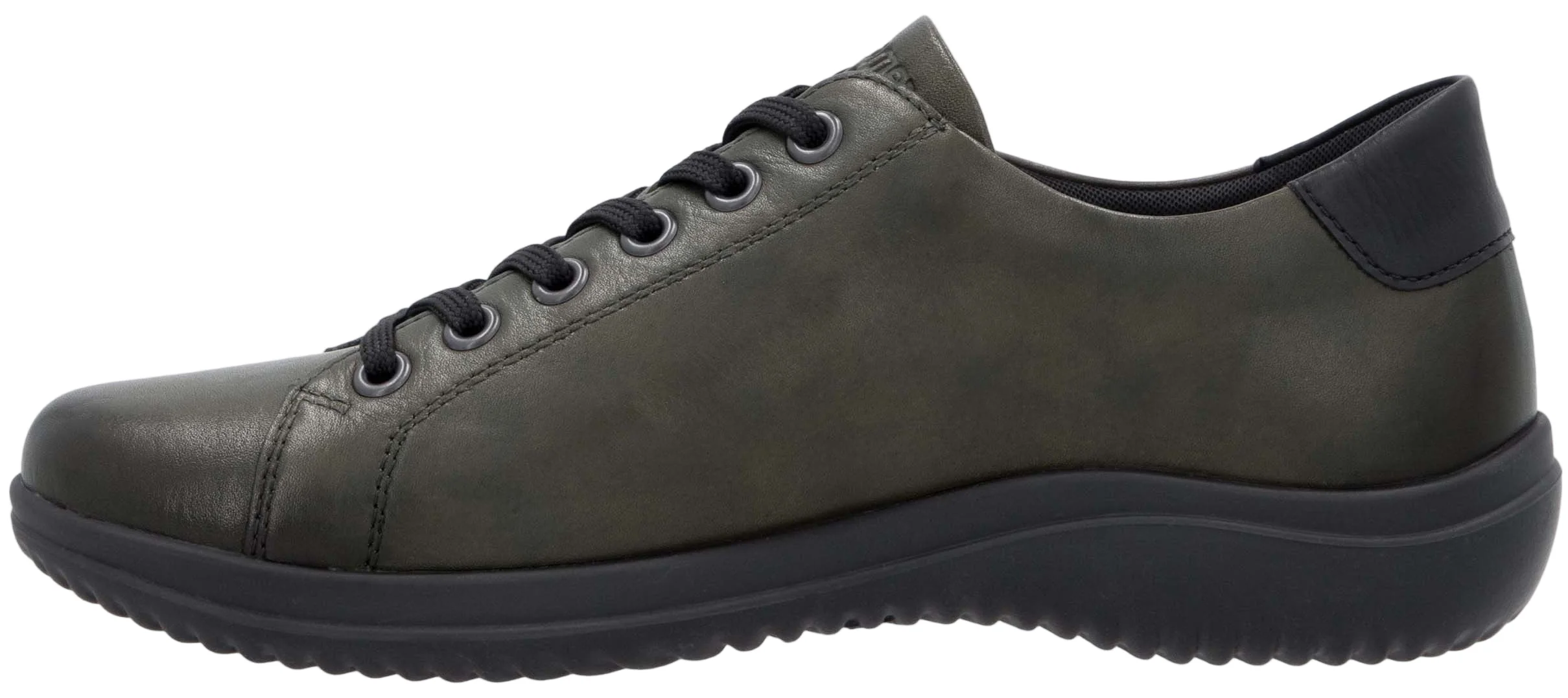 Leaf Lace Up W Side Zip - Image 2