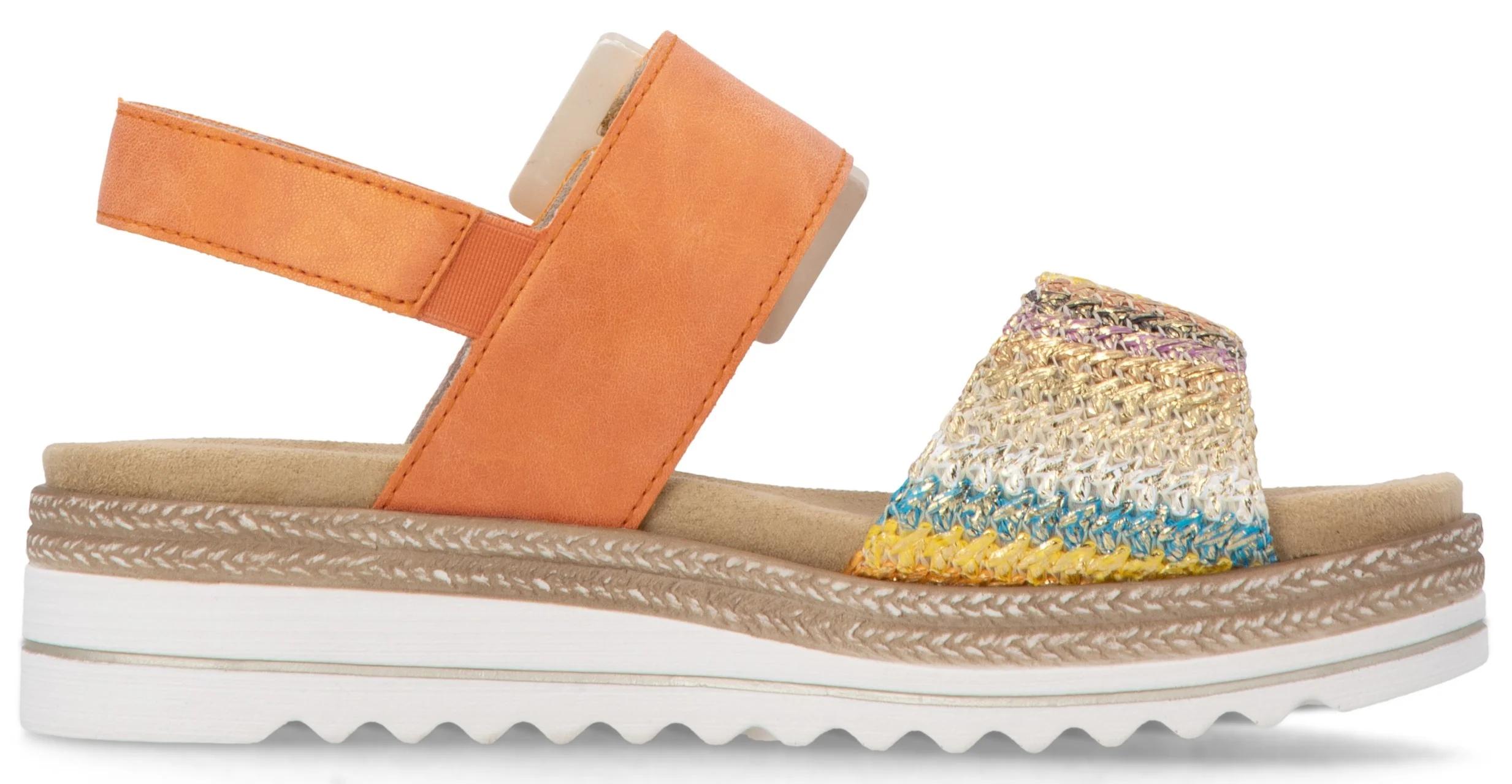 Orange/Multi 2 Strap W Backstrap