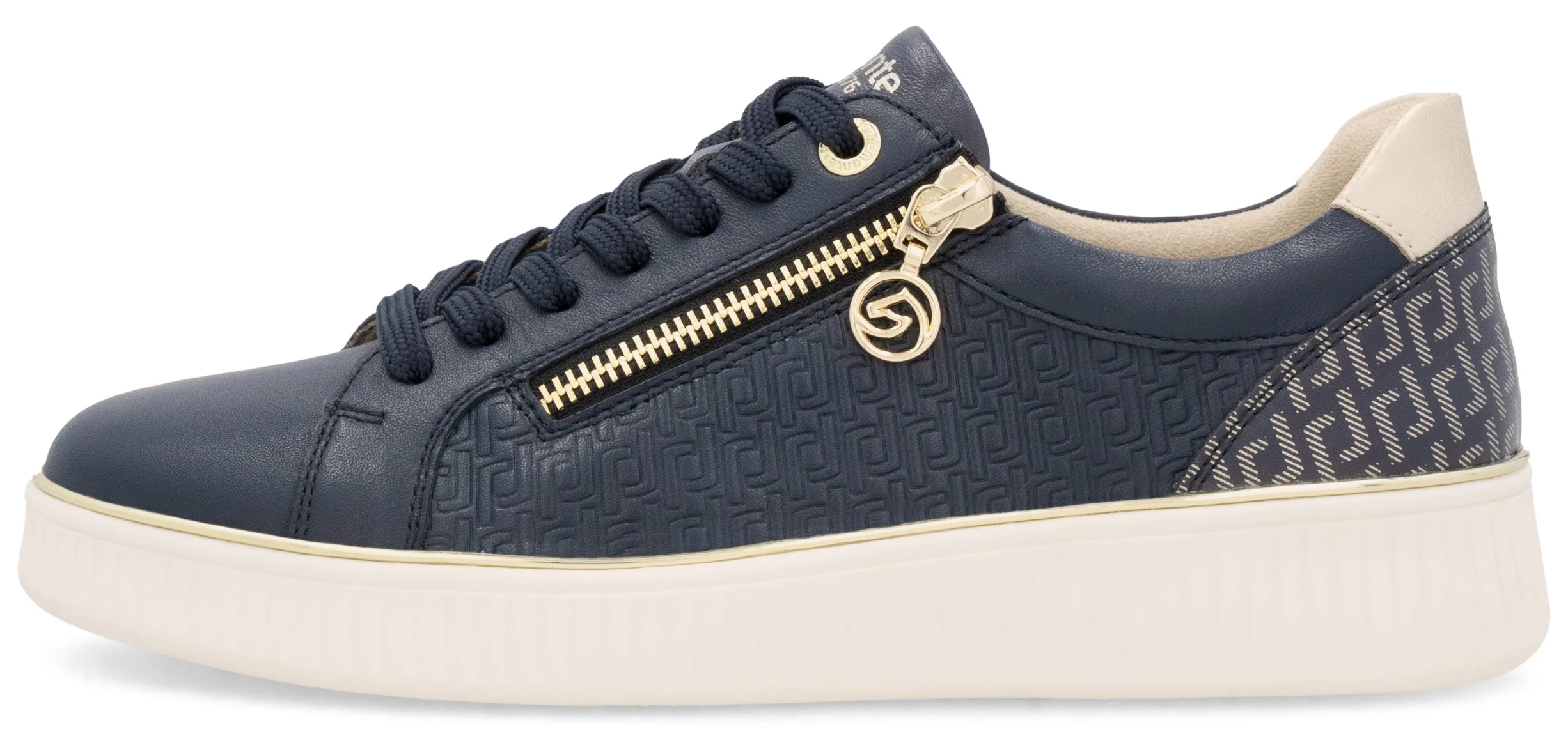 Pacific Blue Lace Up W Side Zip - Image 2