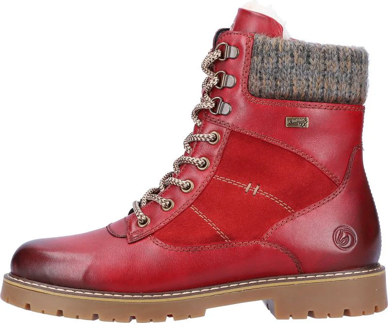 Red Lace Up Hiker - Image 3