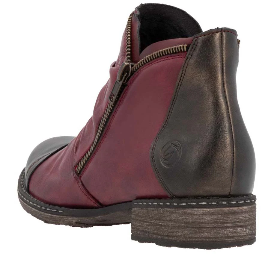 Red Side Zip Boot - Image 5