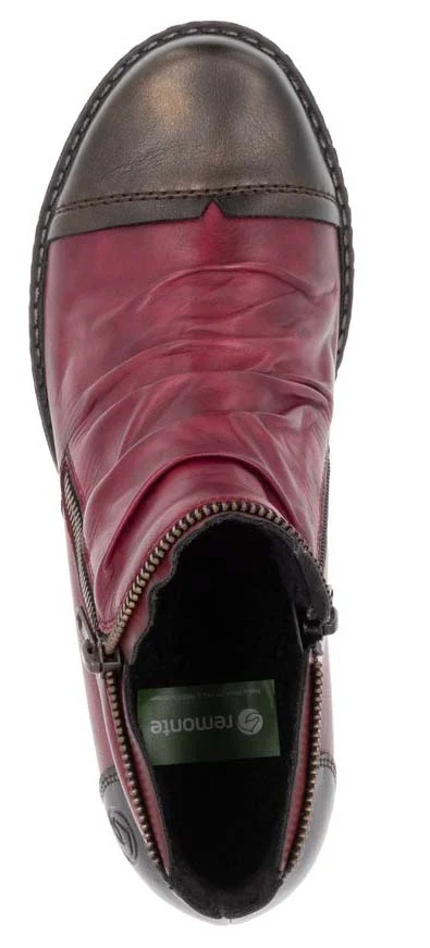 Red Side Zip Boot - Image 6